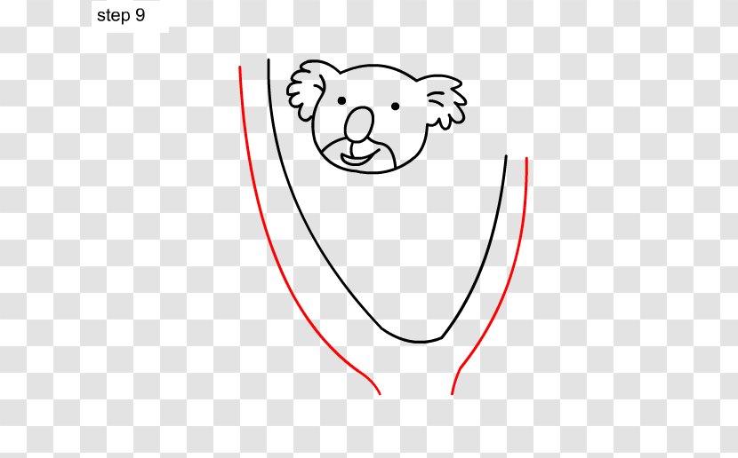 Snout Emoticon Happiness Clip Art - Heart - Koala Bear Transparent PNG