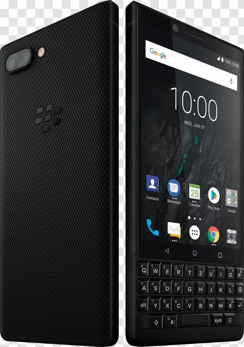 BlackBerry KEYone Key2 Smartphone (Unlocked, 64GB, Silver) Mobile - Technology - Blackberry Transparent PNG