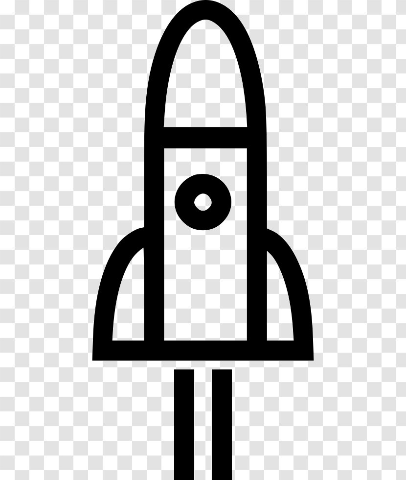 Spacecraft Line Clip Art - Black And White Transparent PNG