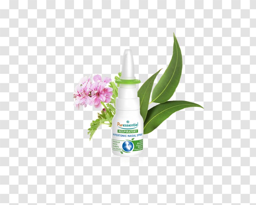 Nasal Spray Nose Common Cold Respiratory Disease System - Decongestant Transparent PNG