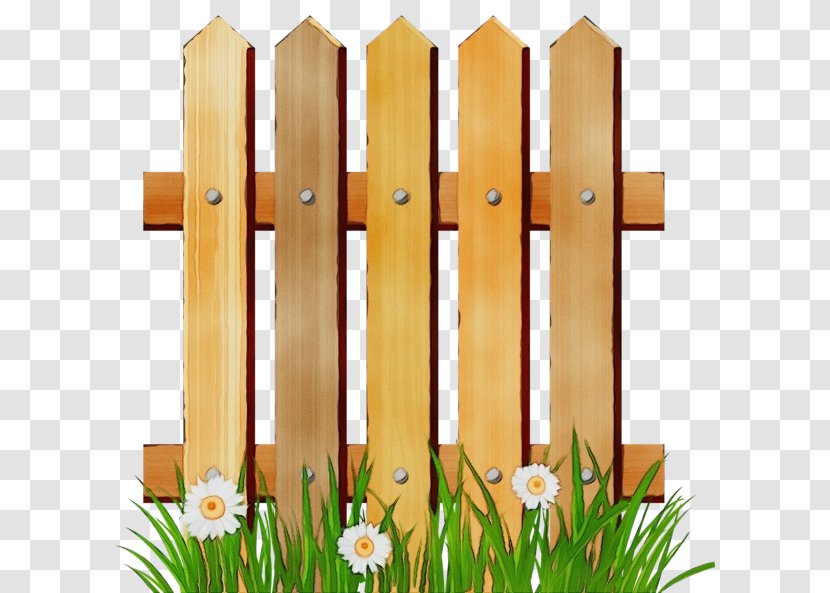 Watercolor Garden - Home Fencing - Chime Plant Transparent PNG