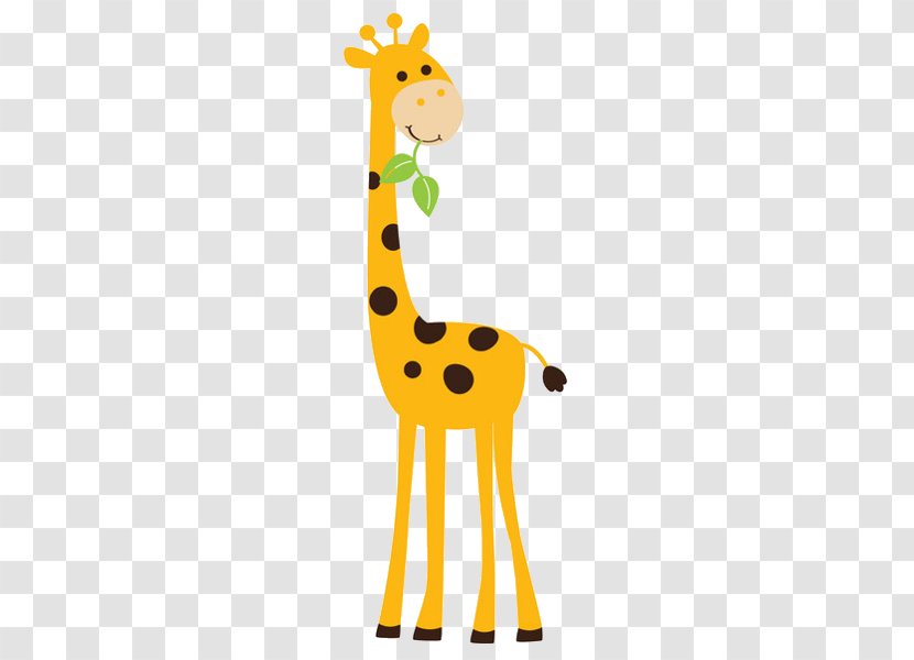 Giraffe Wall Decal Sticker - Animated Cliparts Transparent PNG