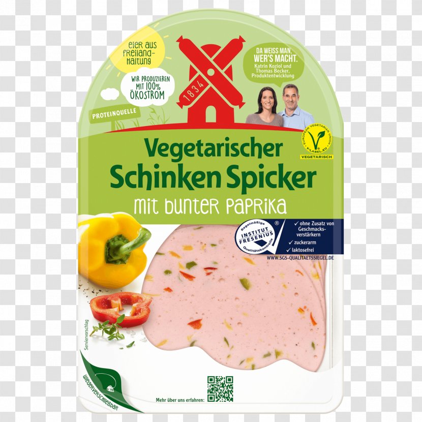Cordon Bleu Ham Frikadeller Vegetarisches Schnitzel Ruegenwalder Muehle Carl Mueller - Processed Cheese Transparent PNG