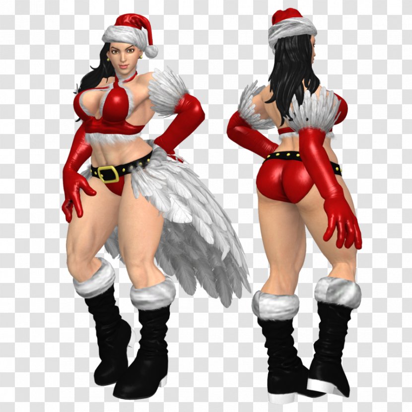 Street Fighter V Costume Cammy Chun-Li Christmas Day - Santa Claus - Ryu Transparent PNG