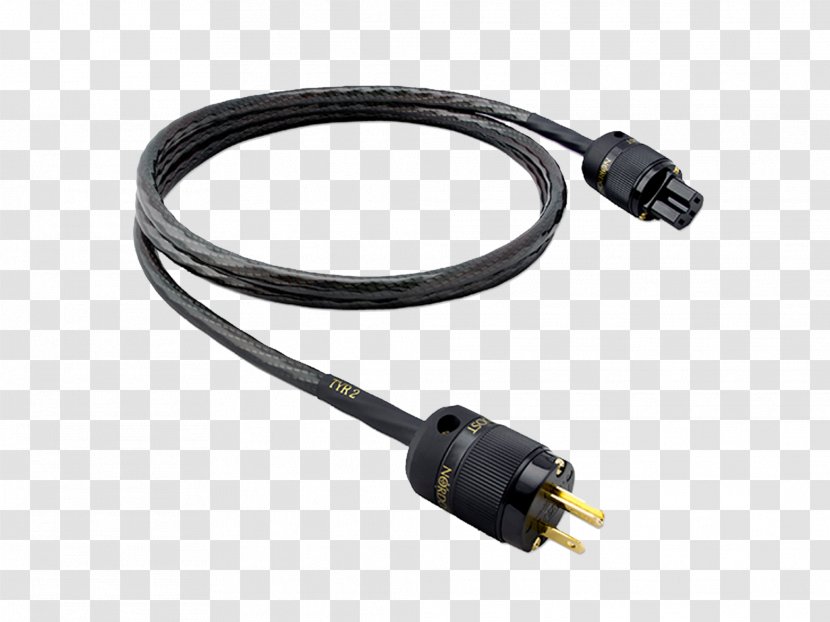 Odin Power Cord Electrical Cable Nordost Corporation - Coaxial Transparent PNG