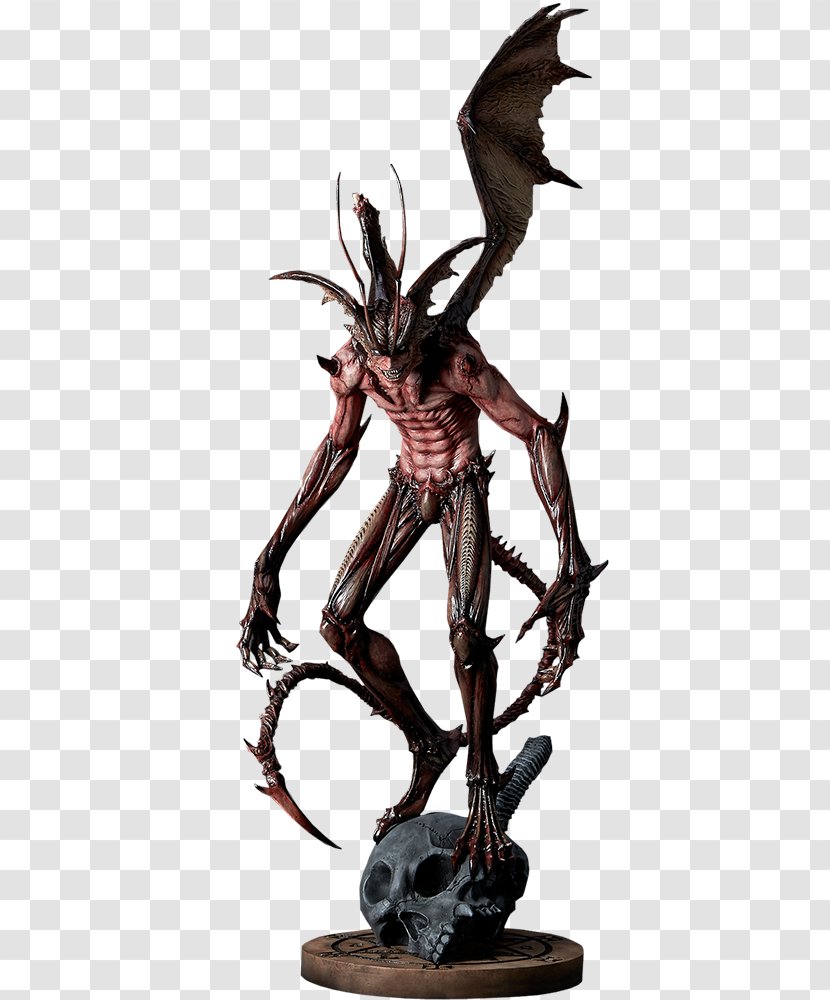 Amon: The Darkside Of Devilman Aamon - Frame - Lucifer Statue Transparent PNG