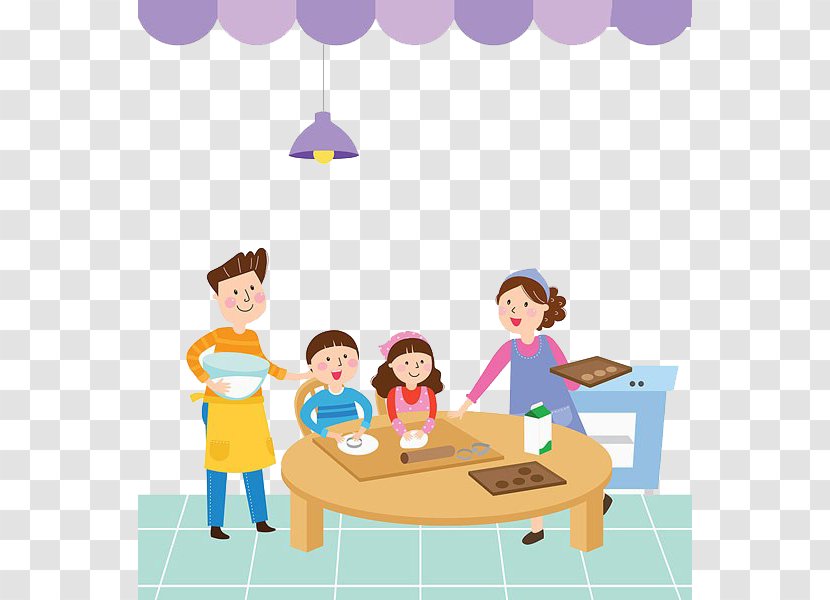 Parent Child Gratis - Human Behavior - Parents Make Cookies Transparent PNG