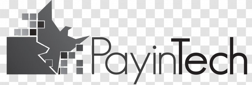 PayinTech Financial Technology Contactless Payment Startup Company - Monochrome Transparent PNG