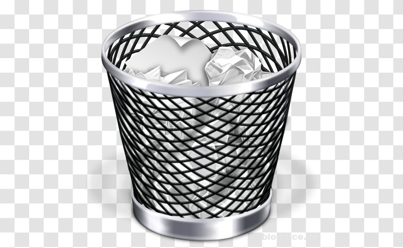 Macintosh Trash Recycling Bin Waste Container Computer File - Mac Os X Lion - Can Transparent PNG