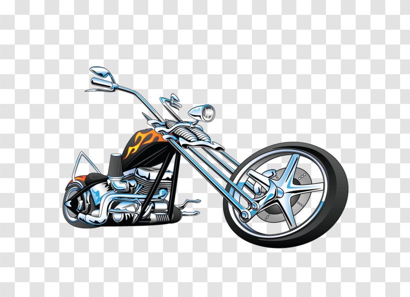 Chopper Custom Motorcycle Vector Graphics Harley-Davidson - Watercolor - American Transparent PNG