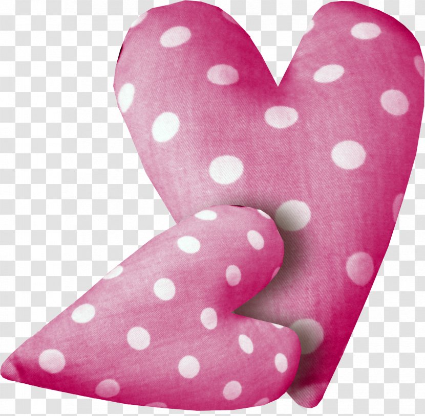 Pillow Clip Art - Petal - Pink Pattern Peach Heart Transparent PNG