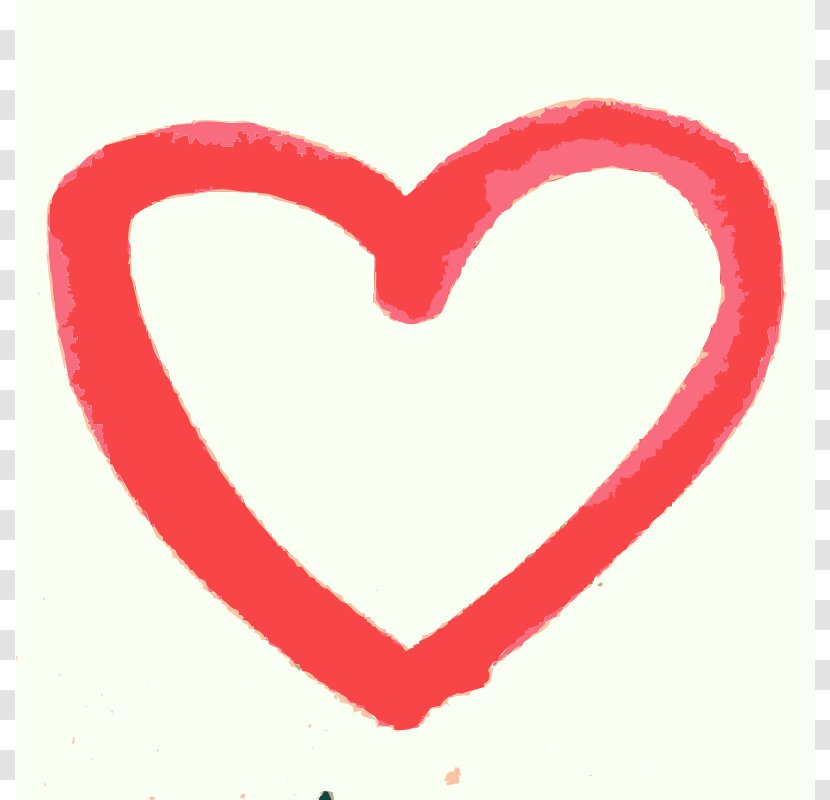 Heart Drawing Clip Art - Frame - A Picture Of Red Transparent PNG