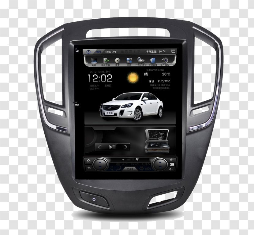 Opel Insignia Car GPS Navigation Systems Buick Regal - Motor Vehicle Transparent PNG