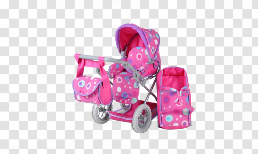 Baby Transport Doll Stroller Toy Child - Watercolor - Pink Splash Transparent PNG