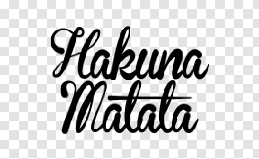 T-shirt Hakuna Matata Graphic Design - Logo Transparent PNG