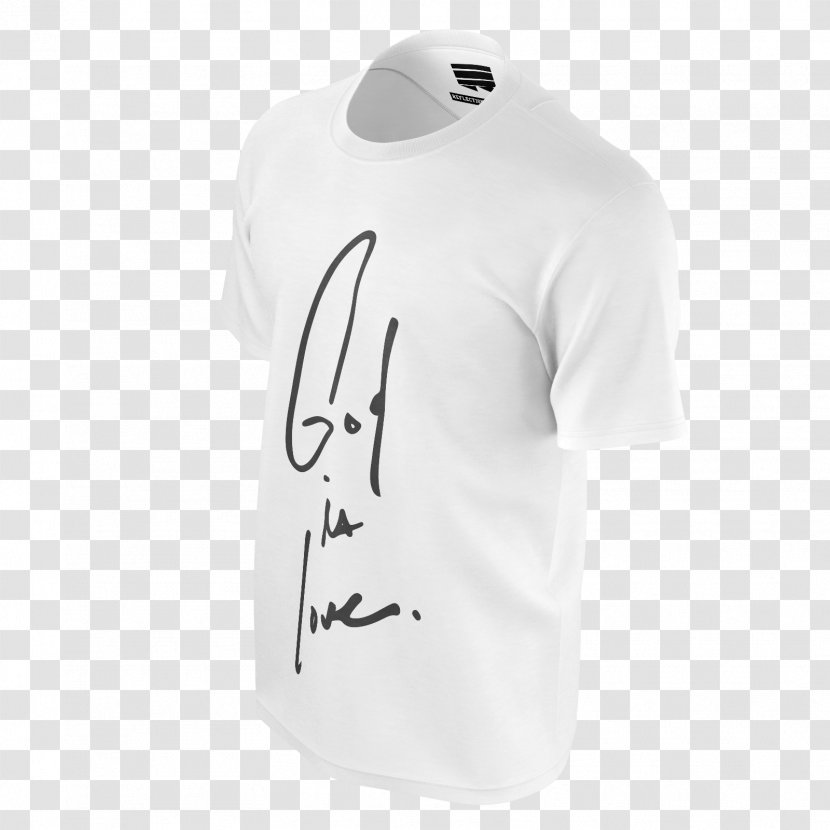 T-shirt Clothing Sleeve Sportswear - Logo - White Tshirt Transparent PNG