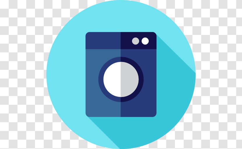Washing Machines Laundry Cleaning Home Appliance - Blue - Icon Transparent PNG