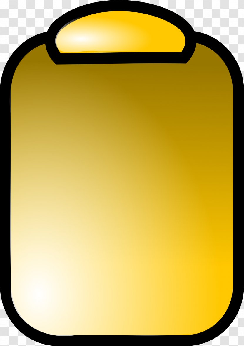 Notebook Clip Art - Yellow - List Transparent PNG