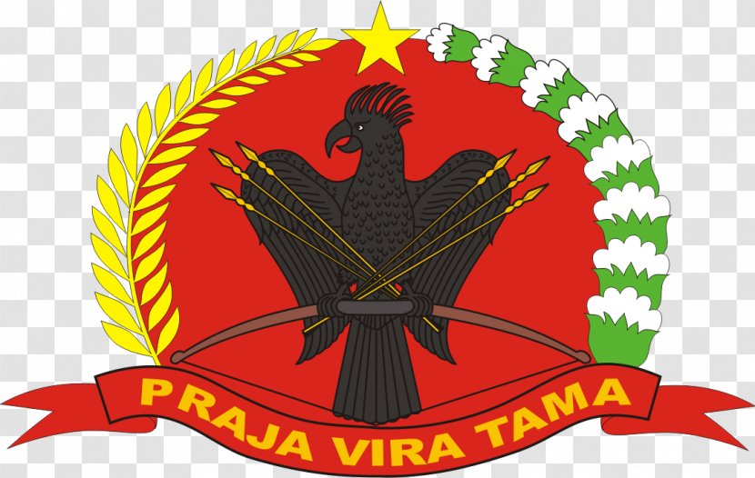 Sorong Papua Subregional Military Command Korem 171/Praja Vira Tama Logo - West - Lambang Transparent PNG