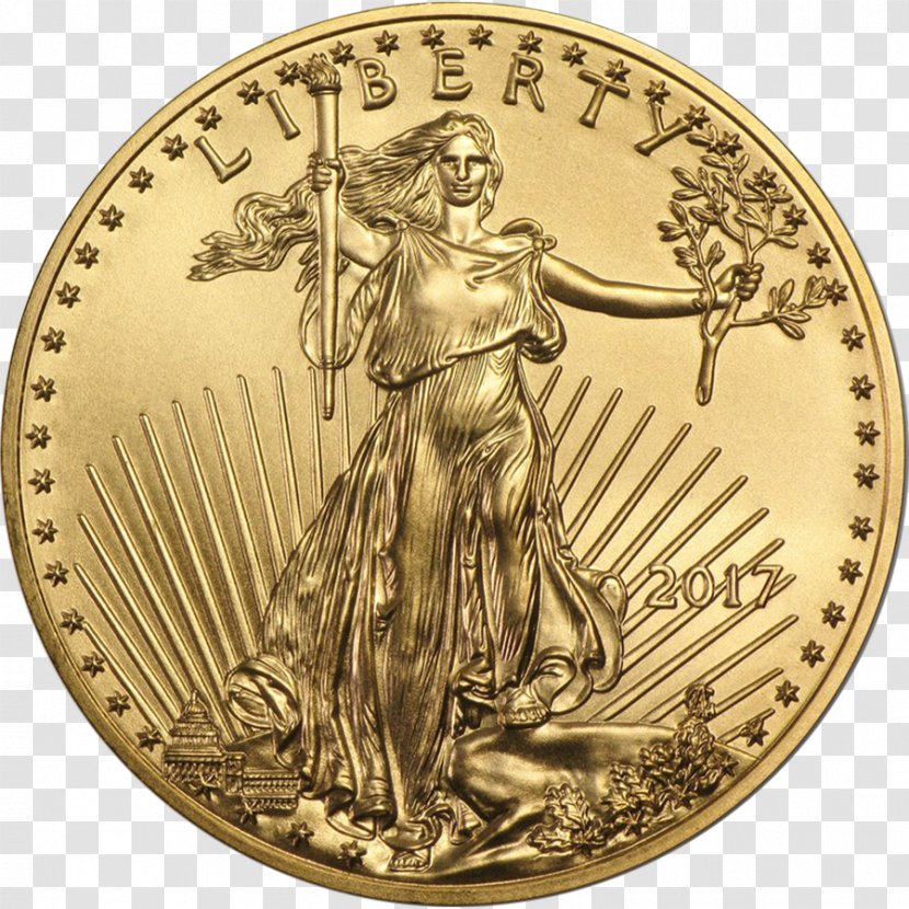 American Gold Eagle Bullion Coin United States Mint - History - Usa Transparent PNG