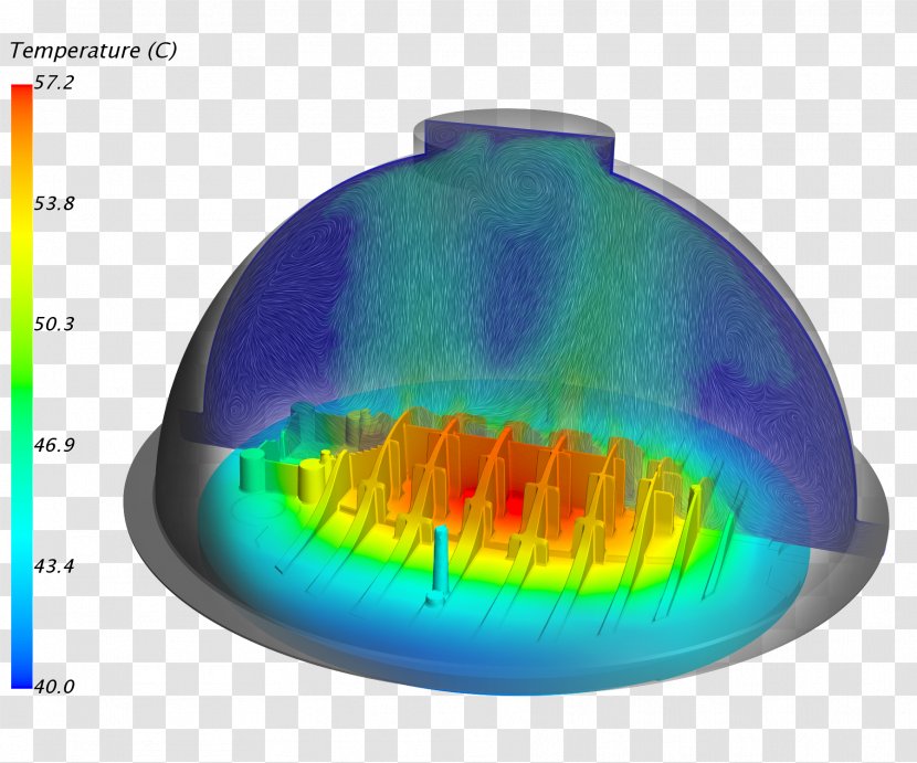 Computational Fluid Dynamics Heat Sink CFD-DEM Model Simulation - Glass Transparent PNG
