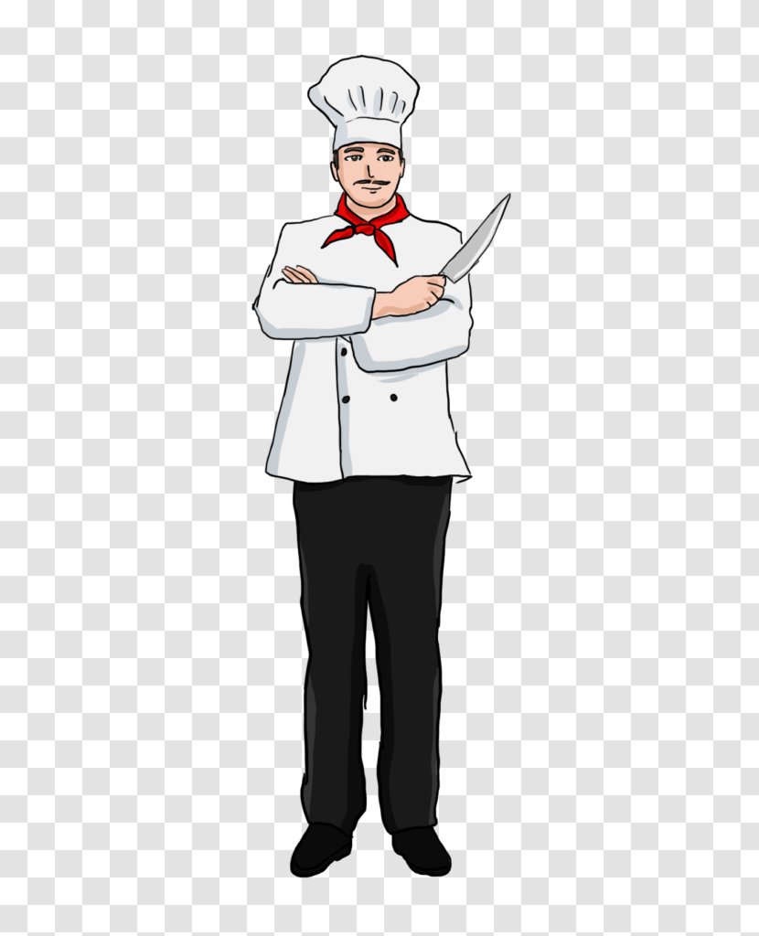 Chef's Uniform Italian Cuisine Clip Art - Iron Chef - Fictional Character Transparent PNG