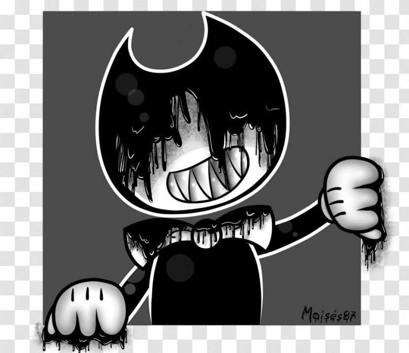 Bendy And The Ink Machine Nintendo Switch - Monochrome Transparent PNG