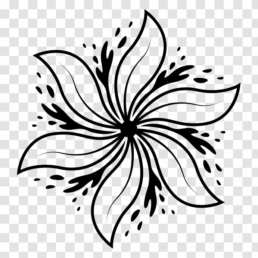 Floral Design Flower Stencil Clip Art Transparent PNG