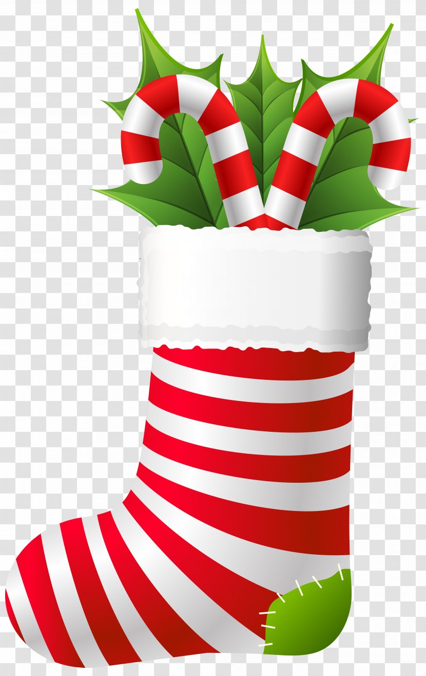 Christmas Stockings Ornament Candy Cane Clip Art - Food Transparent PNG