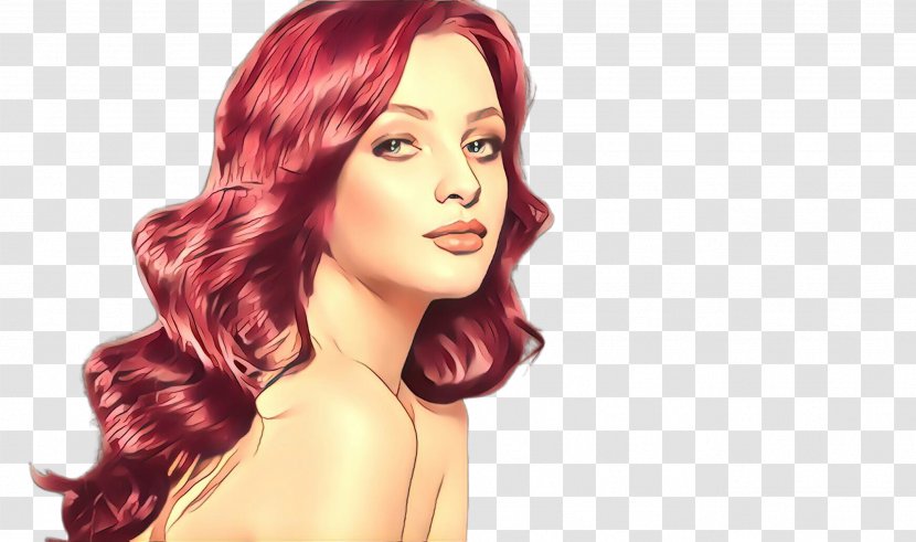 Hair Face Hairstyle Chin Coloring - Cheek Long Transparent PNG
