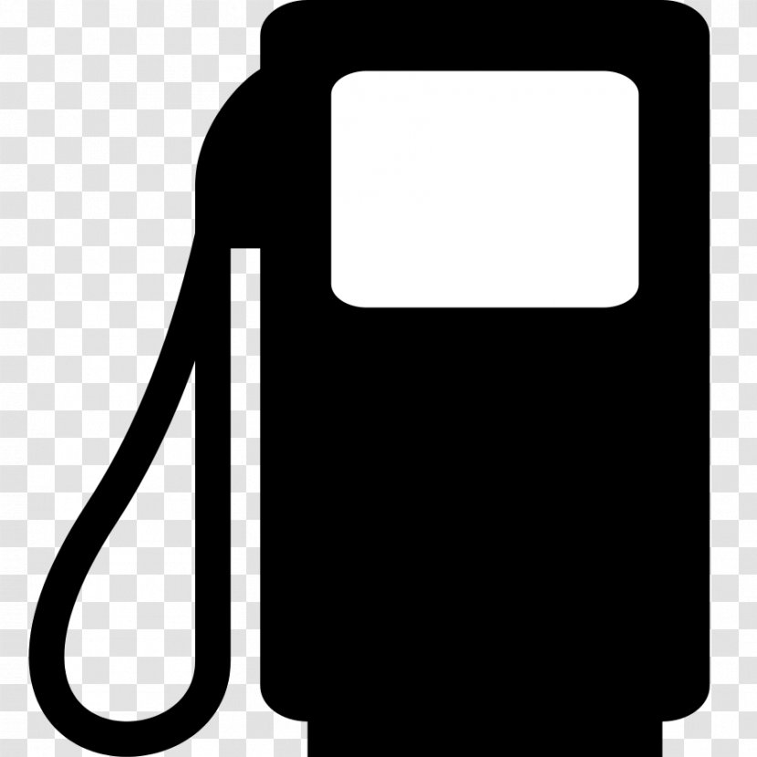 Filling Station Fuel Dispenser Gasoline Clip Art - Black And White - Cliparts Transparent PNG