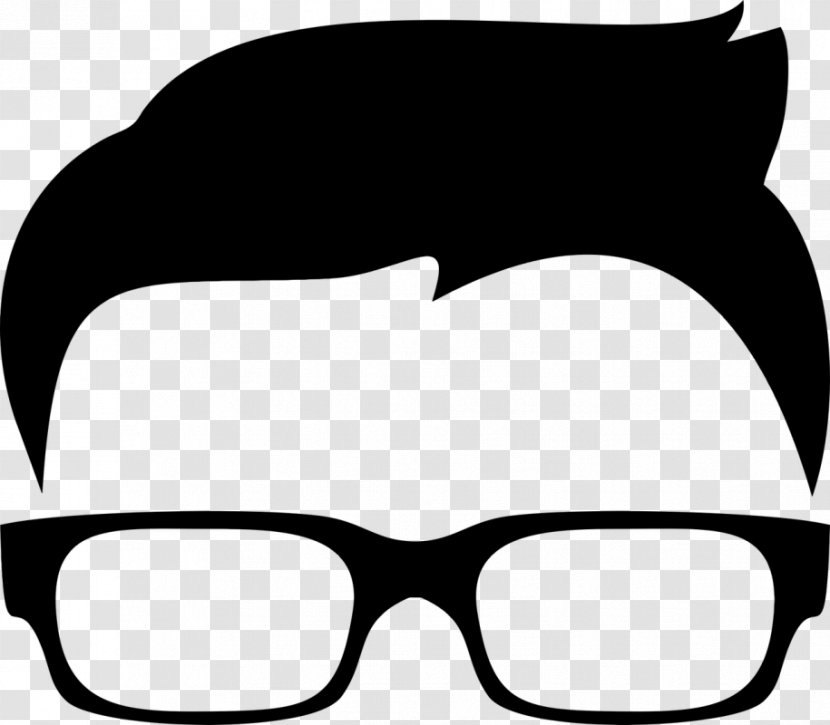 Glasses Eyeglass Prescription Clip Art - Monochrome Photography Transparent PNG