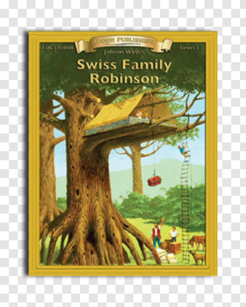 The Swiss Family Robinson Book Great Illustrated Classics Novel - Fauna Transparent PNG