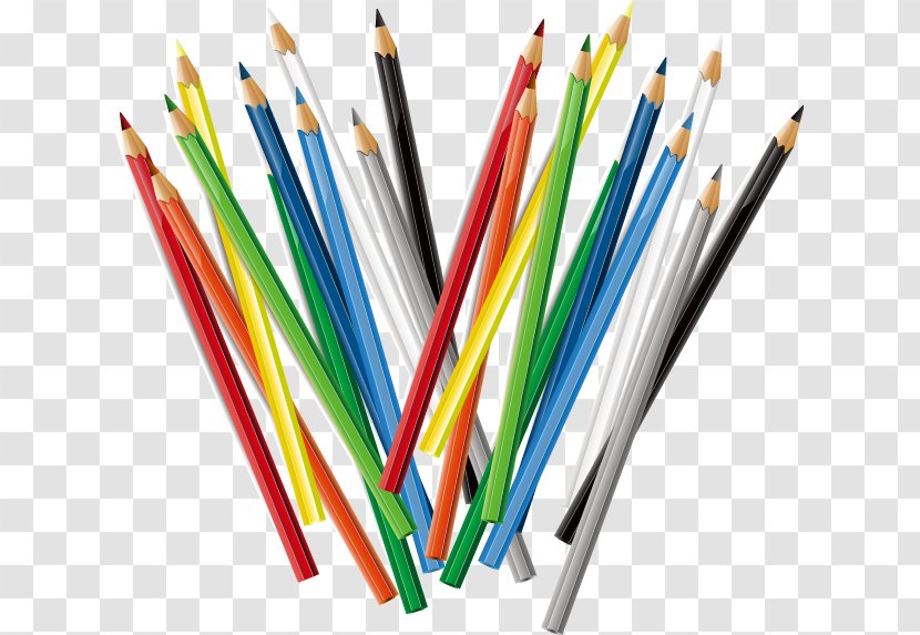 Colored Pencil - Writing Implement - Pencils Pattern Transparent PNG