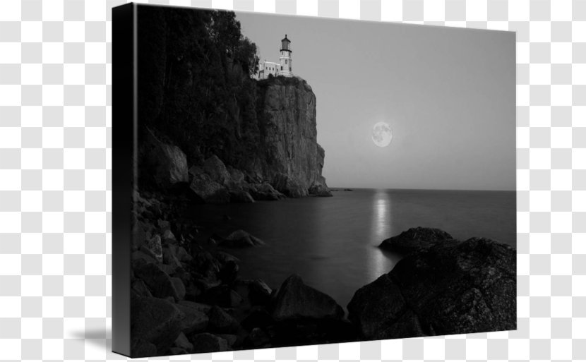 Split Rock Lighthouse Canvas Print Art - Photography - Light Transparent PNG