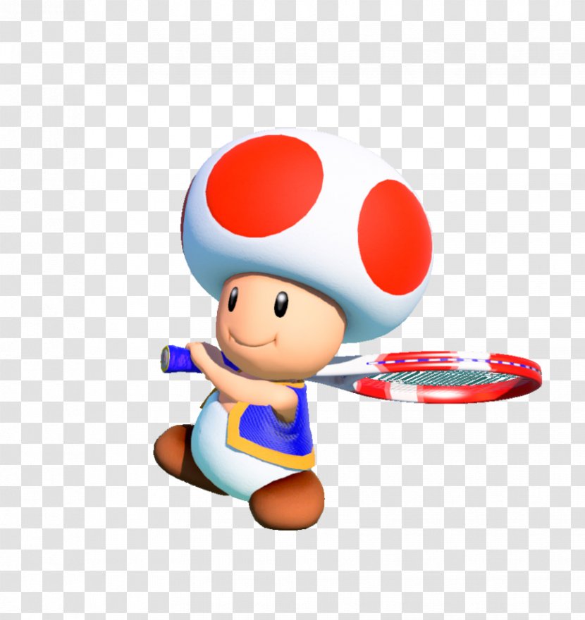 Mario Tennis Aces Super 3D World Toad - Video Game Transparent PNG