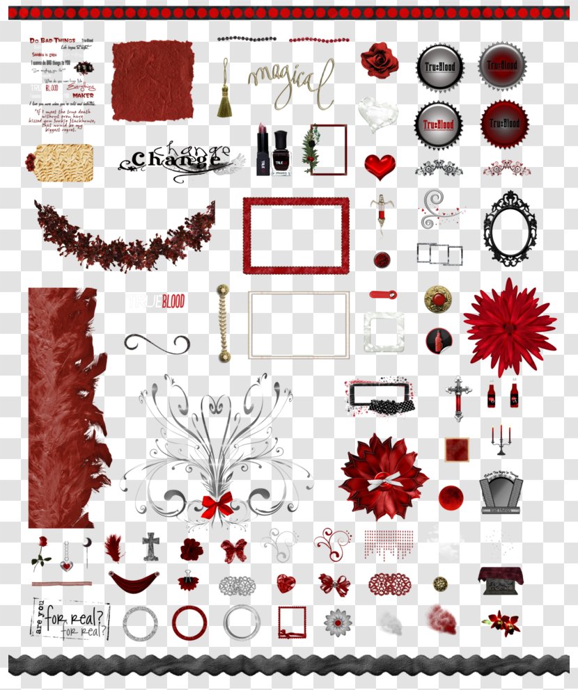 Sookie Stackhouse Art Museum Vampire Blood - Red - Cut Transparent PNG