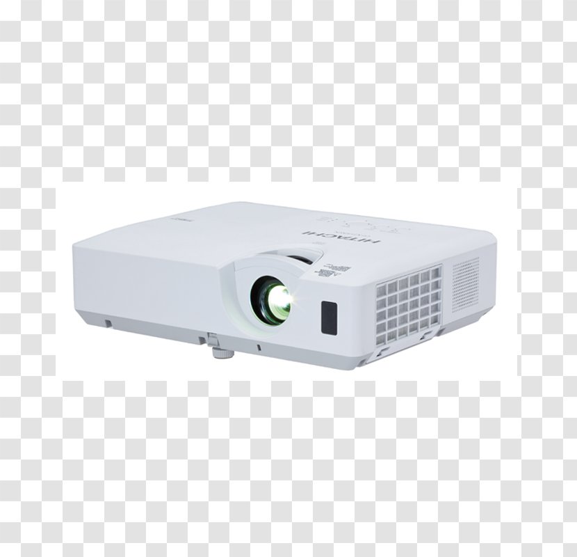 Multimedia Projectors 3200 ANSI Lumens XGA 3LCD Technology Meeting Room 3.0Kg LCD Projector Hitachi CP-CX251N Hardware/Electronic - Electronics Accessory Transparent PNG