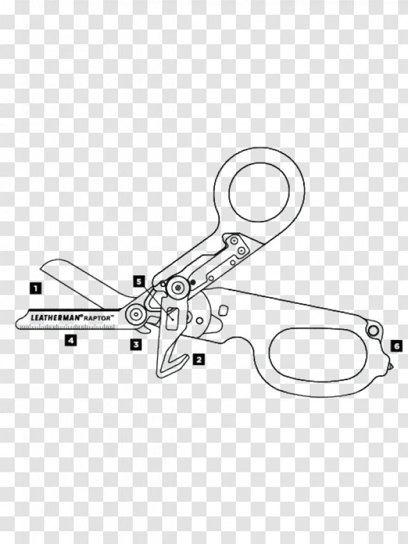 Multi-function Tools & Knives Leatherman Raptor Shears Holster 939910 - Handle - Scissors Transparent PNG
