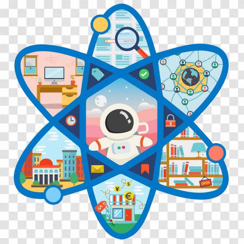 Atomic Nucleus Nuclear Power Physics - Area - Symbol Transparent PNG