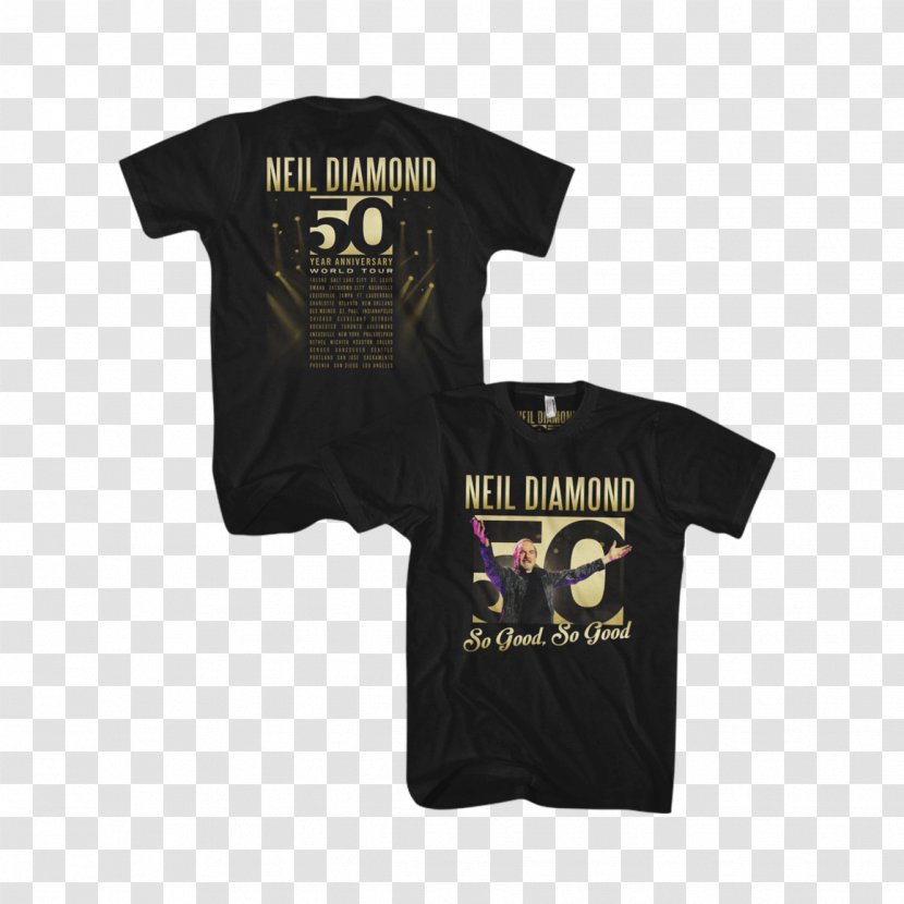 T-shirt 50 Year Anniversary World Tour Clothing Hot August Night - Concert Transparent PNG