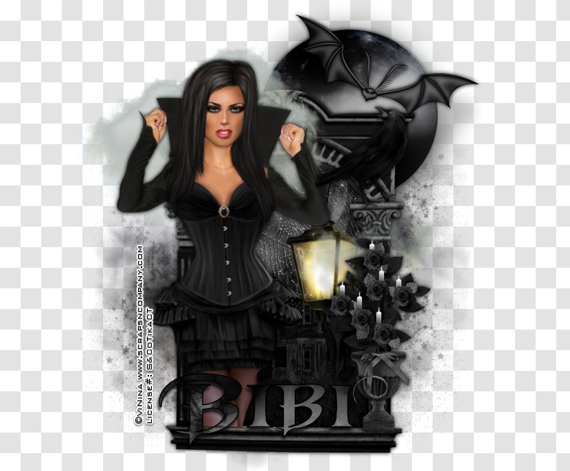 Black Hair Character - Beauty Night Transparent PNG