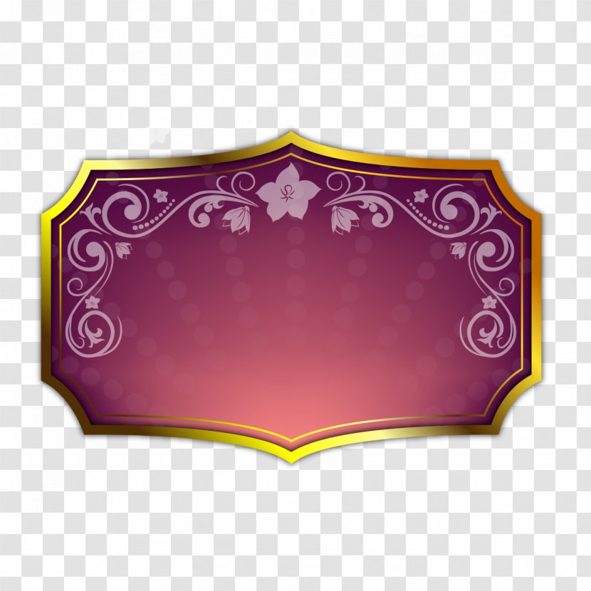 Red Signage - Magenta - Pattern Signboard Transparent PNG