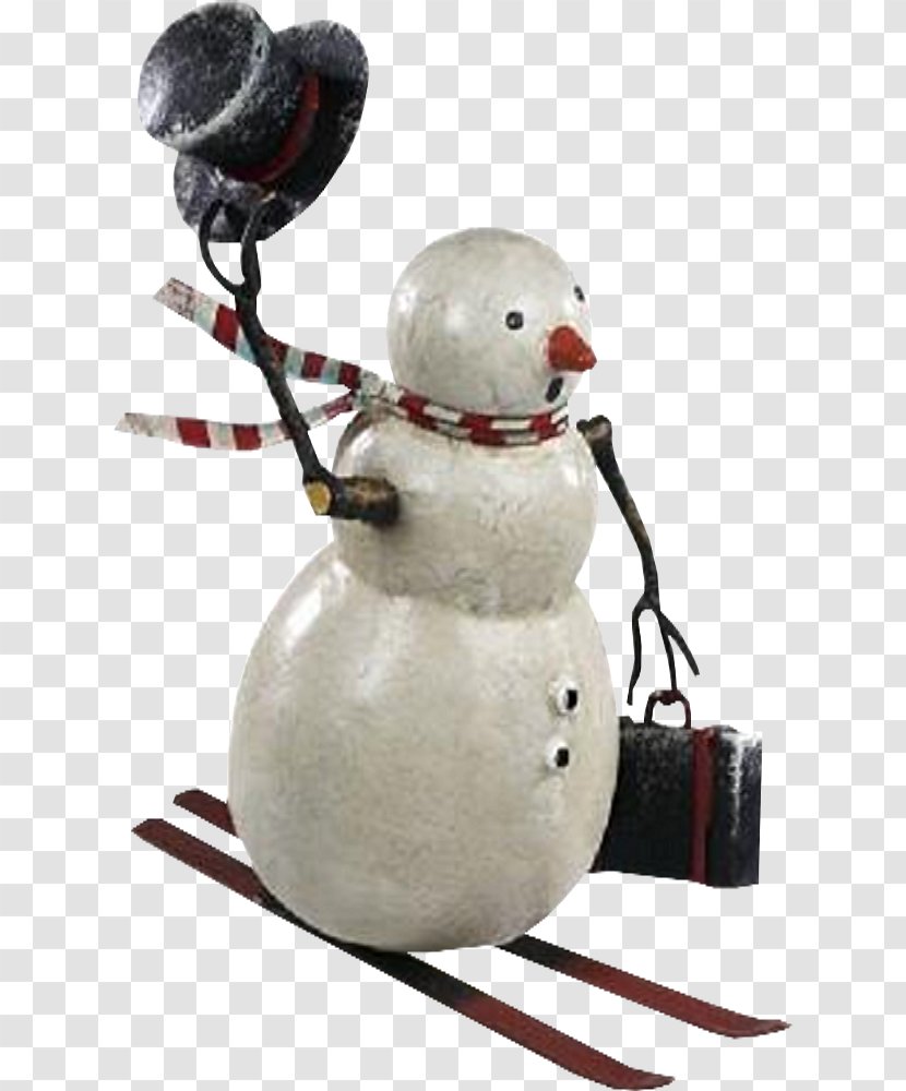 Figurine The Snowman - Christmas Ornament - Picture Material Transparent PNG