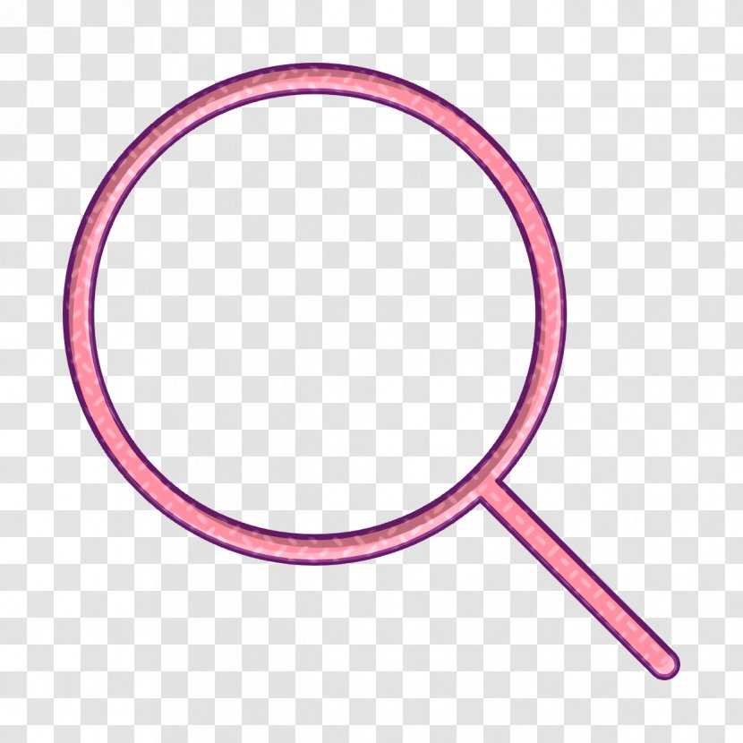 Misc Icon Search - Pink - Makeup Mirror Magenta Transparent PNG