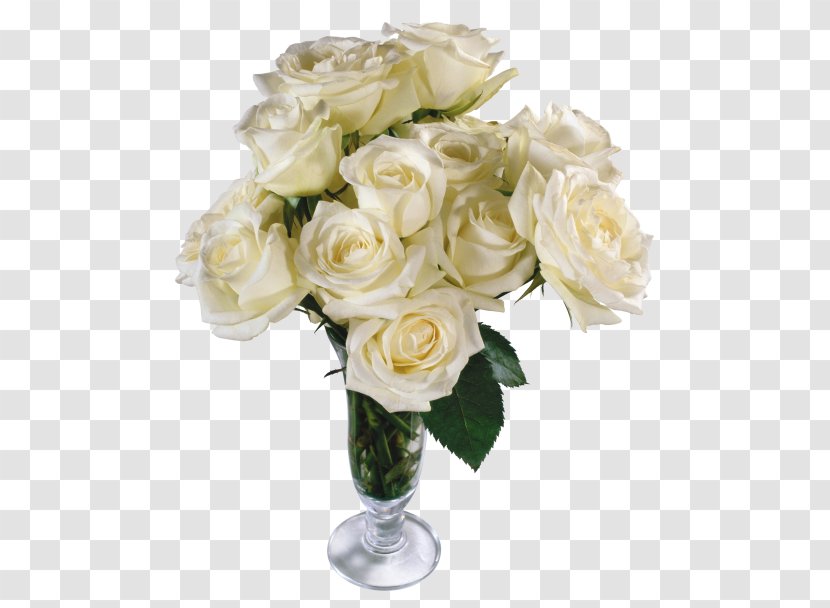 Rose Flower Bouquet - Blue - White Roses Transparent PNG