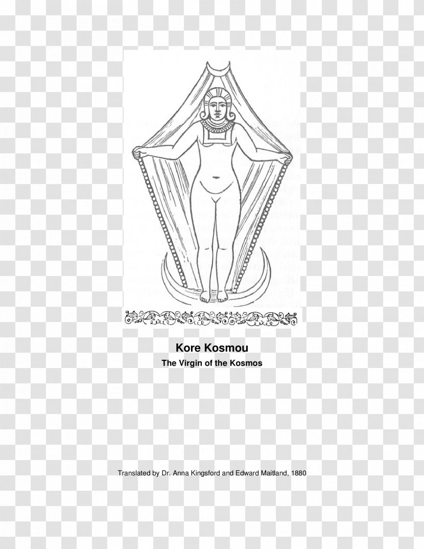 The Virgin Of World Hermes Mercurius Trismegistus Veil Isis Host With .am - Frame - Watercolor Transparent PNG