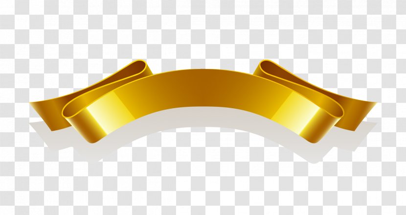 Euclidean Vector Clip Art - Yellow - Golden Border Diagram Transparent PNG