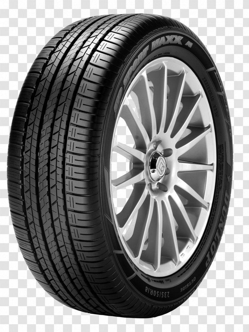 Car Dunlop SP Sport Maxx Tyres Tire - Automotive Transparent PNG