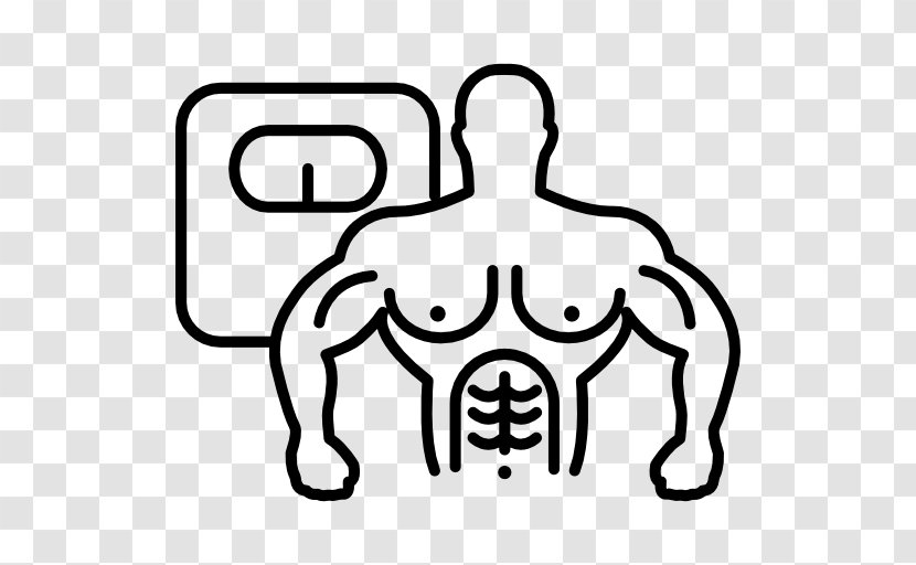 Muscle - Line Art - Text Transparent PNG